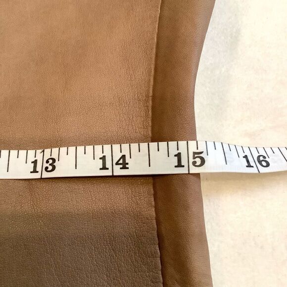 BLUR LAMB SKIN LEATHER JACKET VINTAGE MADE IN ITALY Small - Picture 11 of 14